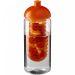 H2O Active® Octave Tritan™ 600 ml sportflaska med kupollock och fruktkolv Transparent