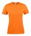 Heavy T-shirt Lady Klar Orange
