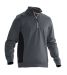5401 Sweatshirt 1/2-zip mörkgrå/svart