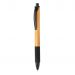 Bambu & vetestrå penna svart