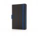 Deluxe A5 anteckningsbok med pennhållare blå