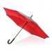 23” manuellt vändbart paraply röd