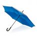23” manuellt vändbart paraply blå