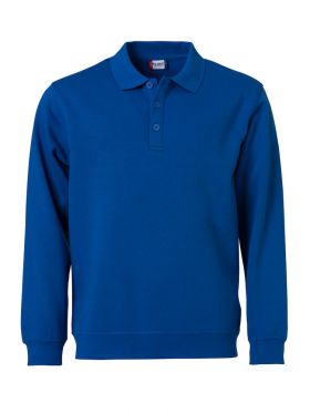 Basic Polo Sweater Royalblå