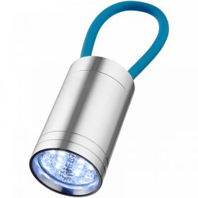 Vela 6 LED-ficklampa med lysande rem Processblå