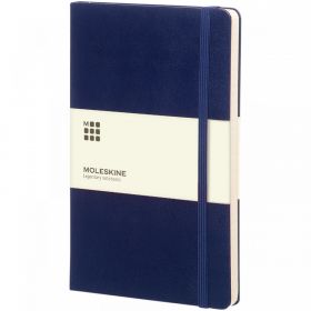 Classic L inbunden anteckningsbok – linjerad Persisk blå