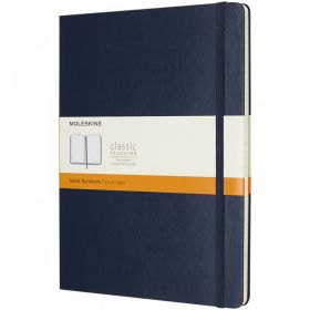 Classic XL av inbunden anteckningsbok – linjerad Safir