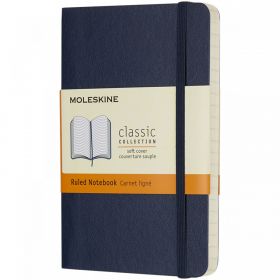 Moleskine Classic PK av anteckningsbok med mjukt omslag – linjerad Safir