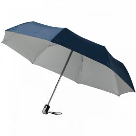 Alex 21,5 "hopfällbart automatisk paraply Marinblå