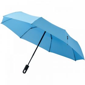 Traveler 21,5" hopfällbart automatiskt paraply Aqua