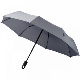 Traveler 21,5" hopfällbart automatiskt paraply Grå