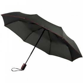 Stark-mini 21" hopfällbart automatiskt paraply Röd
