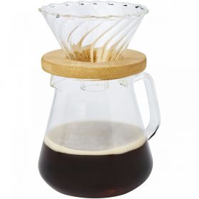 Geis 500 ml kaffebryggare av glas Vit