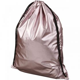 Oriole glänsande ryggsäck med dragsko 5L Rosa