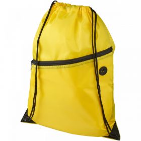 Oriole blixtlåsförsedd ryggsäck med dragsko 5L Gul