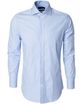 Stripefield Regular Shirt Blå