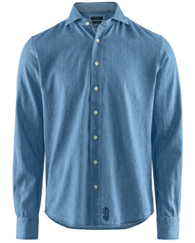 Dover Denim Shirt Tailored Blå