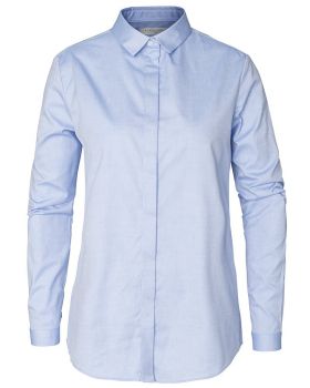 W's Plainfield A-Line Shirt Ljusblå