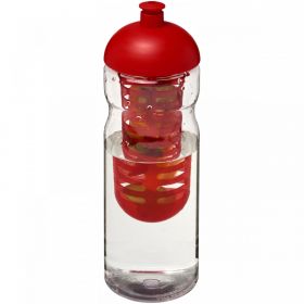 H2O Active® Base 650 ml sportflaska med kupollock och fruktkolv Transparent