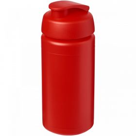 Baseline® Plus grip 500 ml sportflaska med uppfällbart lock Röd