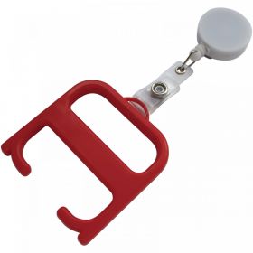 Hygiennyckel med roller clip Röd