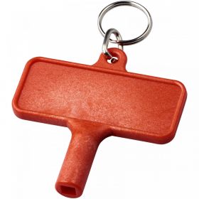 Largo nyckelring med plastnyckel för element Röd