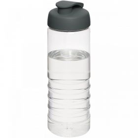 H2O Active® Treble 750 ml sportflaska med uppfällbart lock Transparent