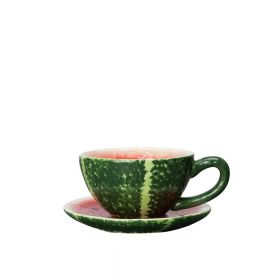 Kopp med fat Watermelon
