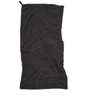 RPET active dry handduk large Black