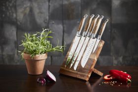 Laguiole by Hâws Chef Set w. Knife Block Olive