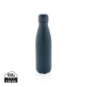 Vakuumisolerad enfärgad flaska i stainless steel Blå