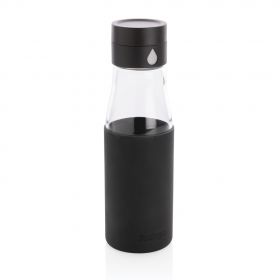 Ukiyo glasflaska för mätning av vätskebalansen svart