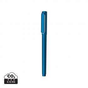 X6 cap pen med silkeslent bläck Blå