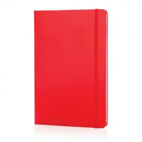Basic anteckningsbok A5 röd