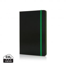 Anteckningsbok Deluxe - hårt omslag - färgade kantsidor - A5