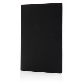 Softcover PU anteckningsbok med färgade kanter