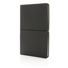 A5 modern lyxig softcover anteckningsbok svart