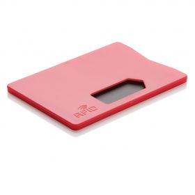 Korthållare RFID anti-skimming röd