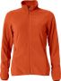 Basic Micro Fleece Jacket Ladies Orange