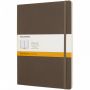 Moleskine Classic XL av anteckningsbok med mjukt omslag – linjerad Jordbrun