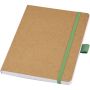 Berk A5-anteckningsbok av återvunnet papper Grön
