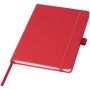 Thalaasa anteckningsbok i havsbaserad plast med hårda pärmar Röd