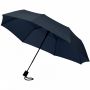 Wali 21" hopfällbart automatiskt paraply Marinblå