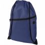 Oriole blixtlåsförsedd ryggsäck med dragsko 5L Marinblå