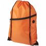 Oriole blixtlåsförsedd ryggsäck med dragsko 5L Orange