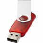 Rotate-translucent USB 2 GB Röd