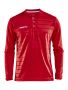Pro Control Button Jersey LS M Bright Red/White