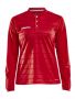 Pro Control Button Jersey LS W Bright Red/White