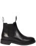 W's Chelsea Leather Boots Svart
