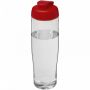 H2O Active® Tempo 700 ml sportflaska med uppfällbart lock Transparent